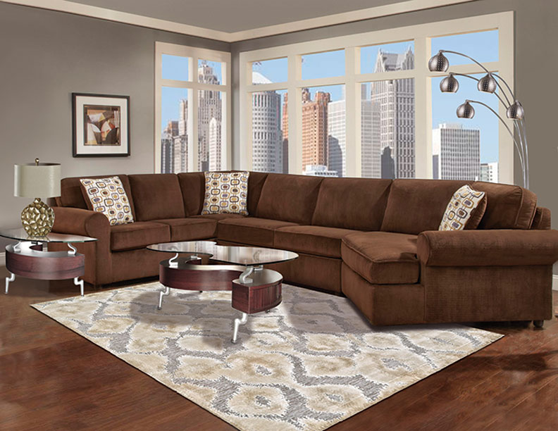 Hendersen Collection Cuddler Sectional Package Abc Warehouse