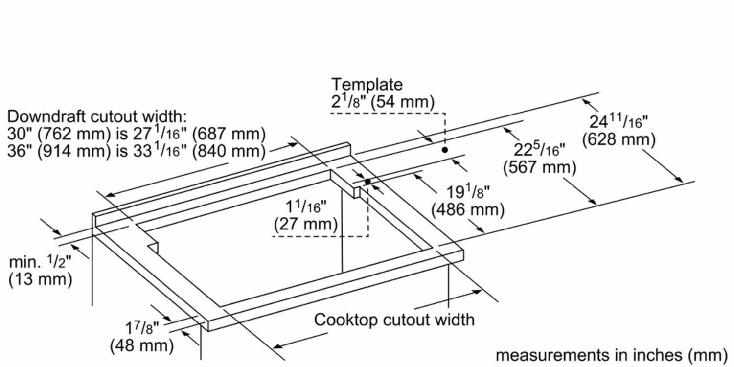 BOSCH Downdraft HDD86051UC ABC Warehouse