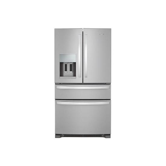WHIRLPOOL 4 DR French Door Refrigerator with Refrigerated drawer