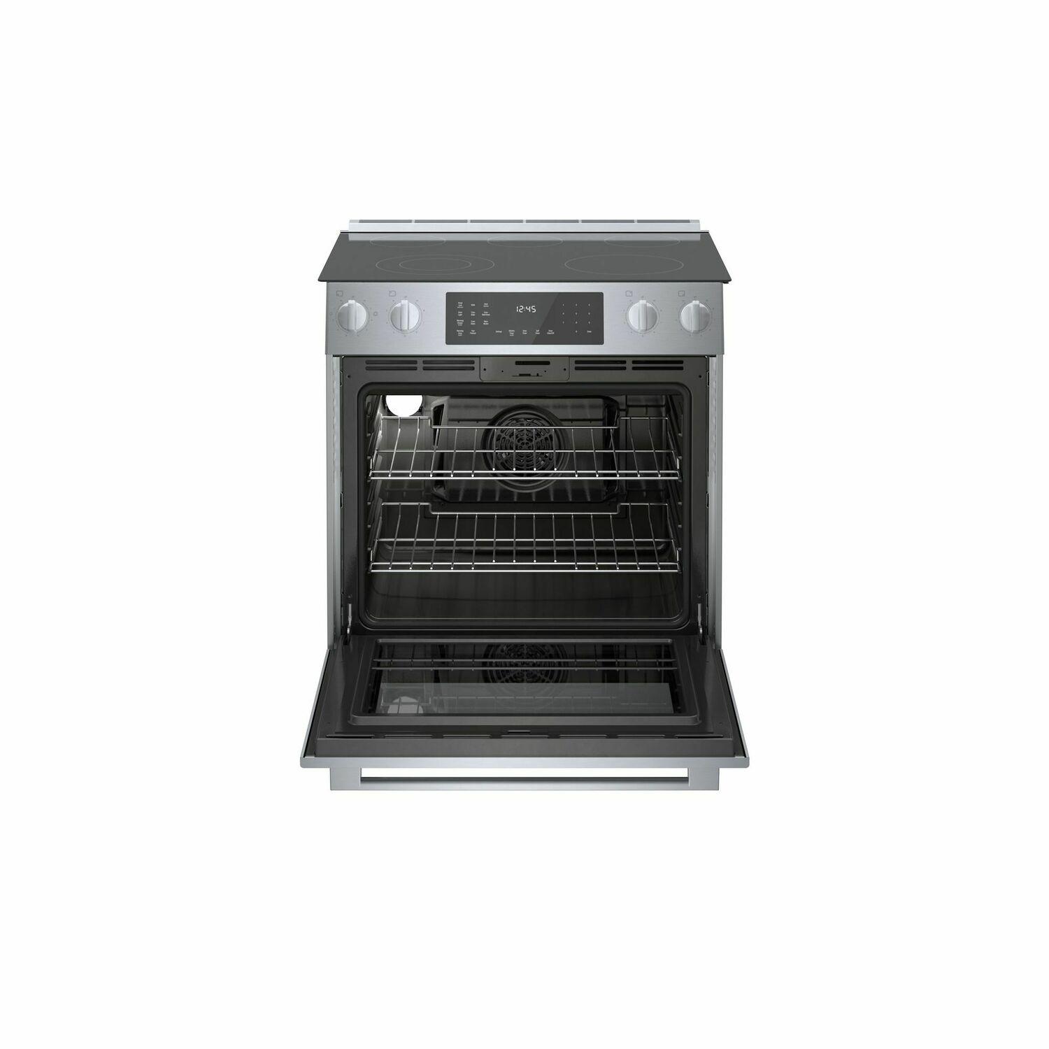 BOSCH 30" Electric Slidein Range with Warming drawer HEI8056U ABC