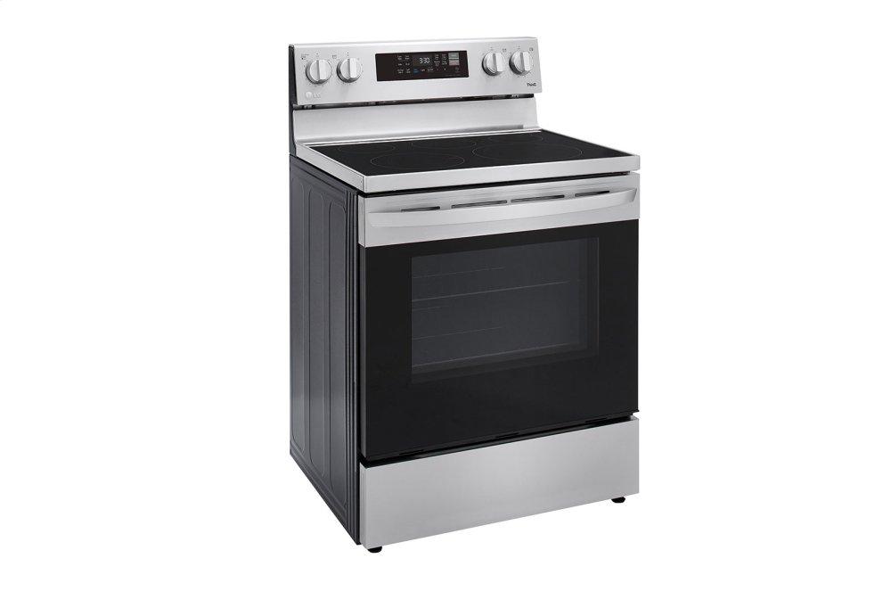 LG Glass Top Electric Range with Airfry technology LREL6323S ABC