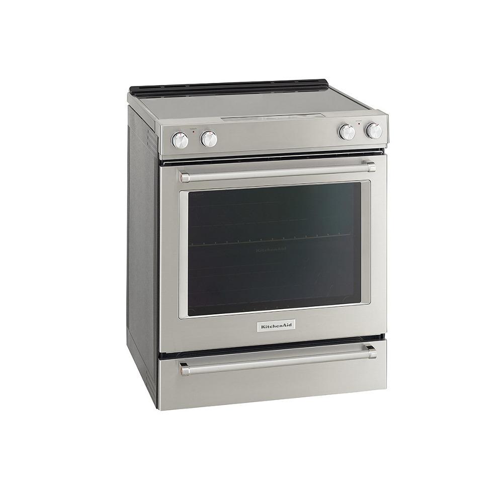 KITCHENAID 30" Electric Slidein Range with Evenheat true convection