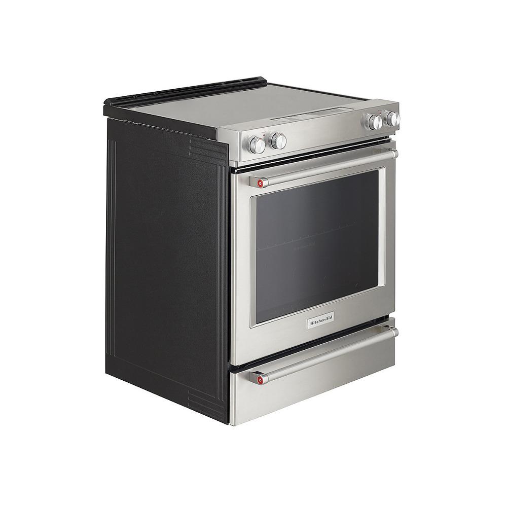KITCHENAID 30" Electric Slidein Range with Evenheat true convection