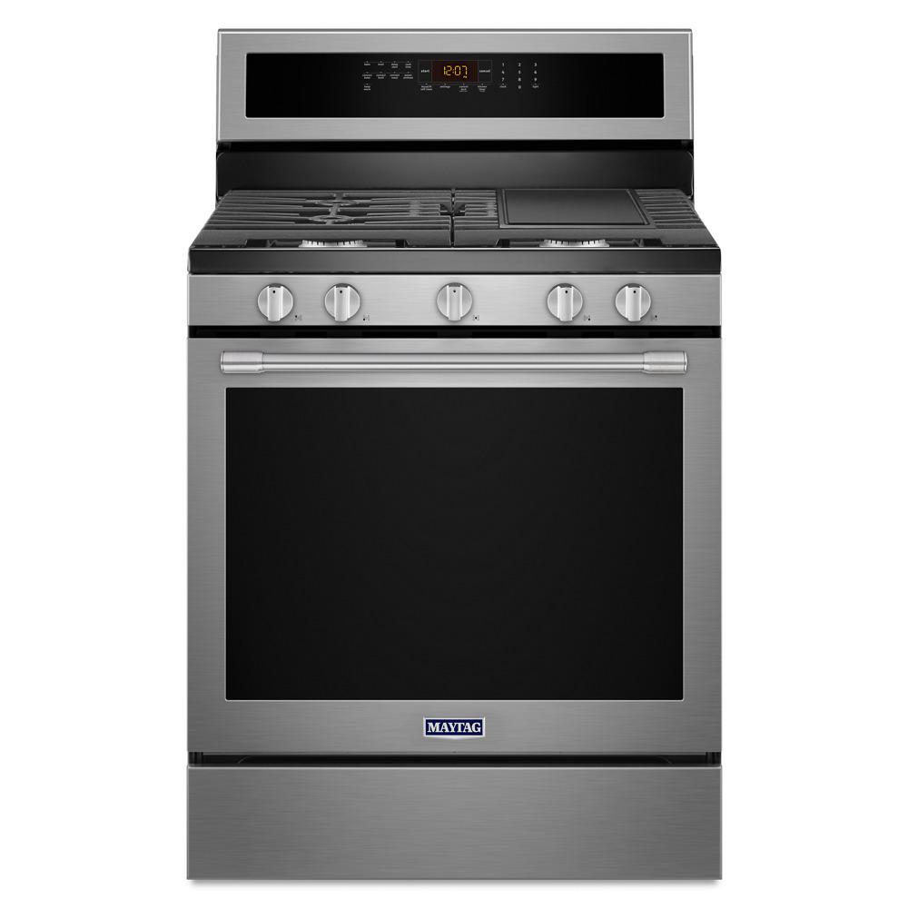 MAYTAG Gas Range with True convection w/3rd elem MGR8800FZ ABC Warehouse