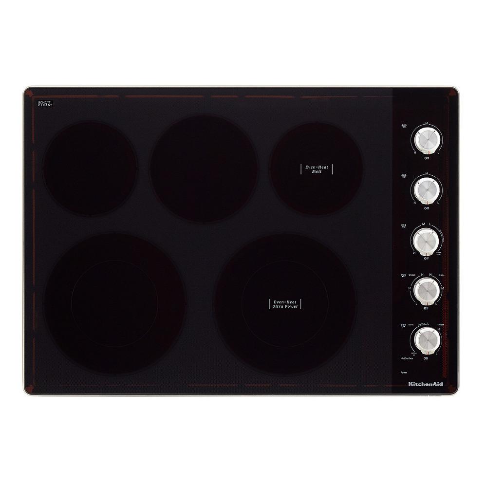 KITCHENAID 30" Electric Cooktop KCES550HSS ABC Warehouse