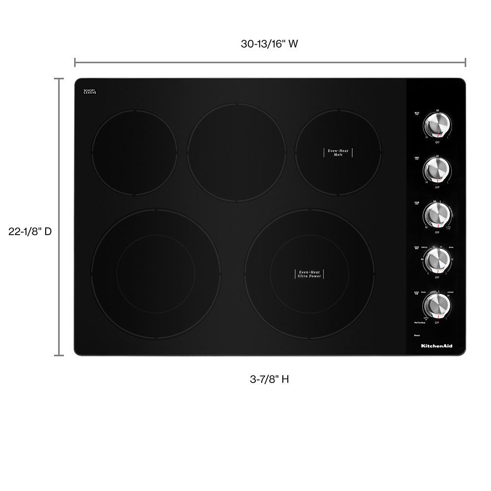 KITCHENAID 30" Electric Cooktop KCES550HSS ABC Warehouse