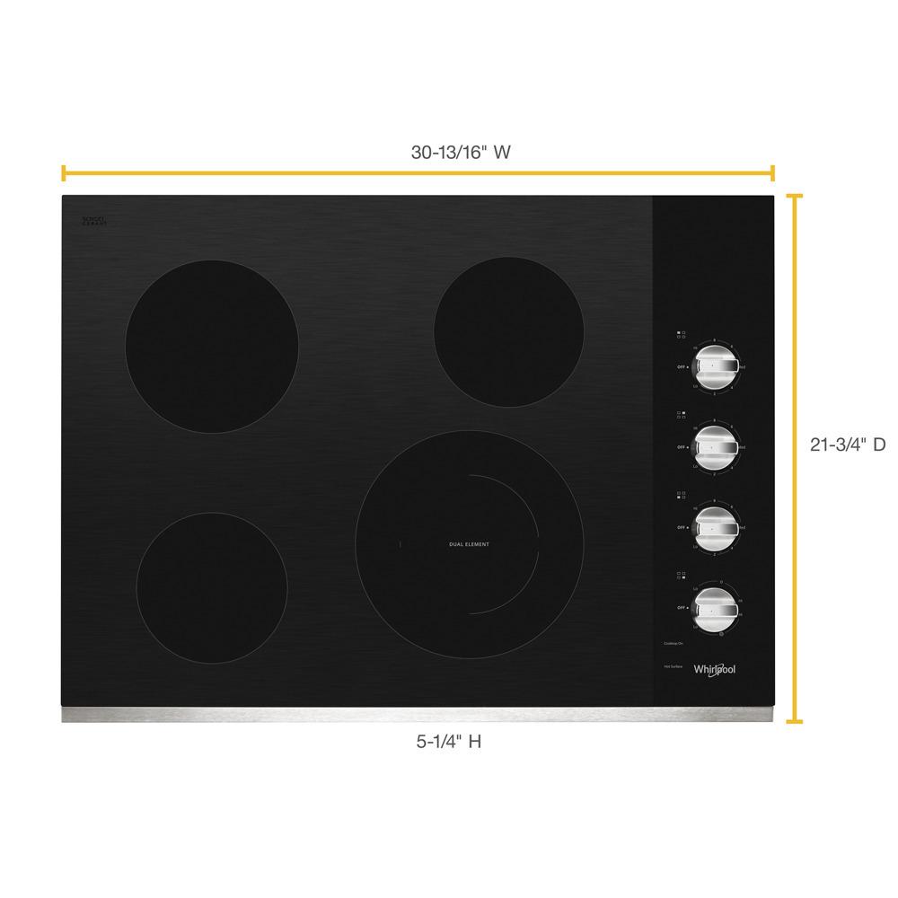 WHIRLPOOL 30" Electric Cooktop WCE55US0HS ABC Warehouse