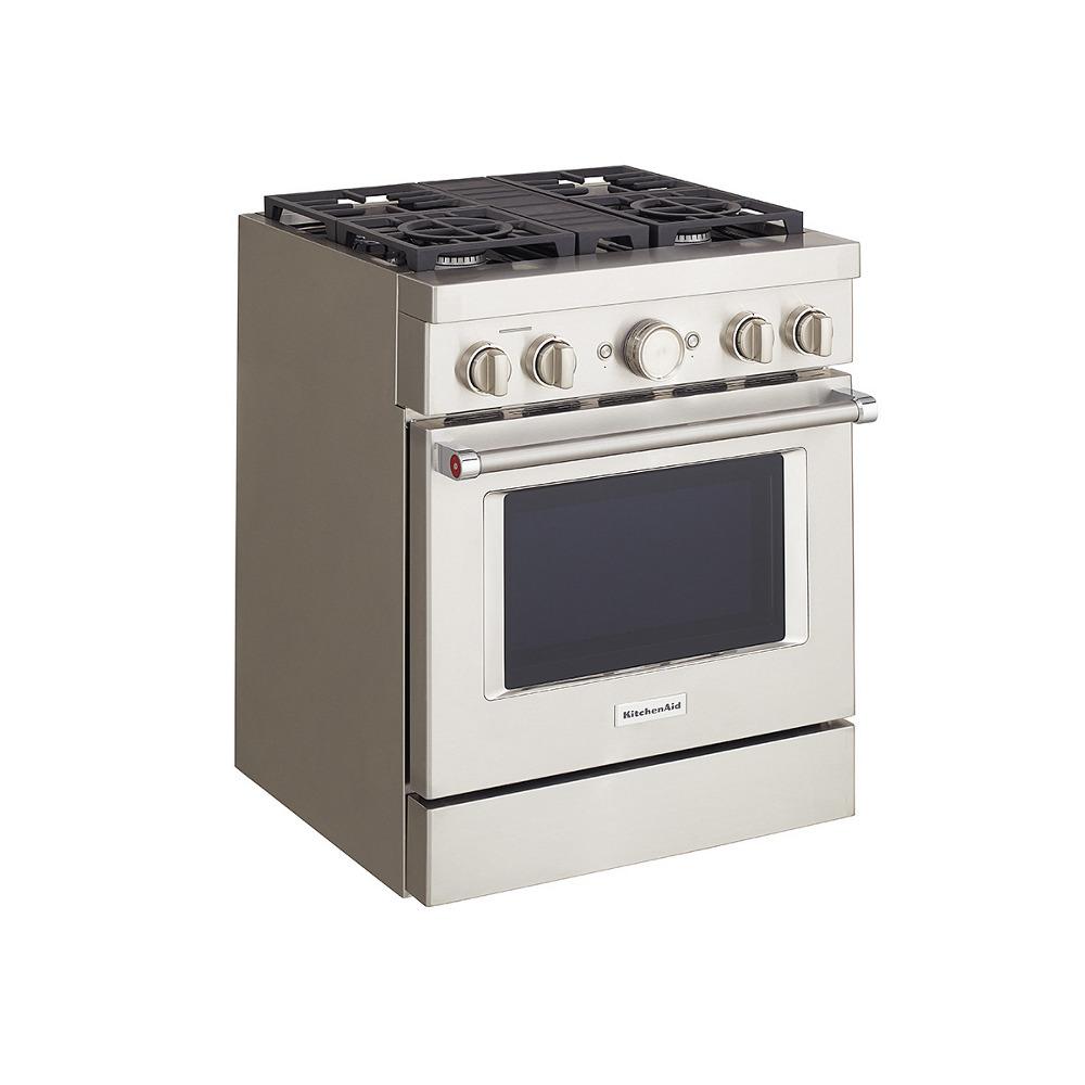 KITCHENAID 30" Dual Fuel PRO Range KFDC500JSS ABC Warehouse