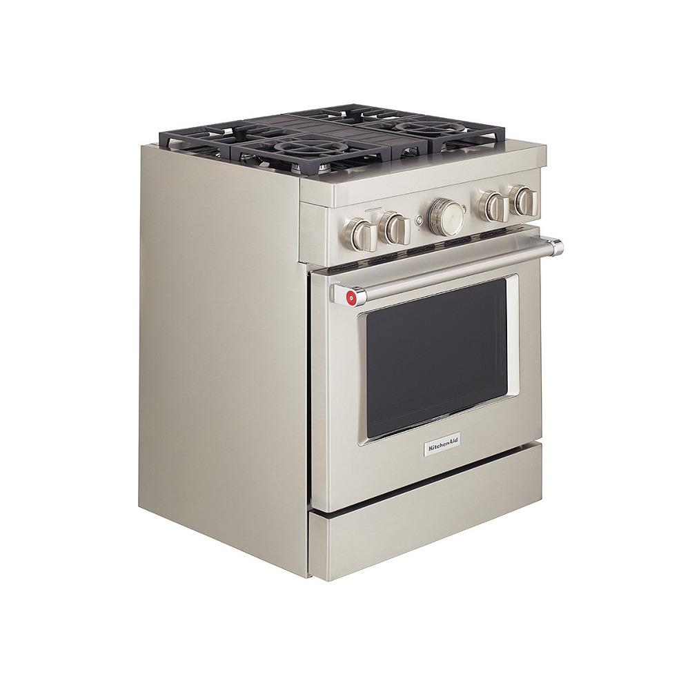 KITCHENAID 30" Dual Fuel PRO Range KFDC500JSS ABC Warehouse