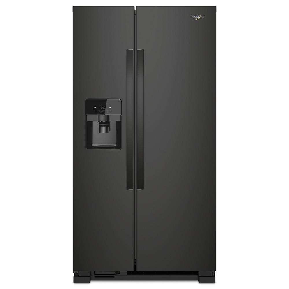 WHIRLPOOL 21 Cu Ft Side By Side Ref. with LED interior lighting ...