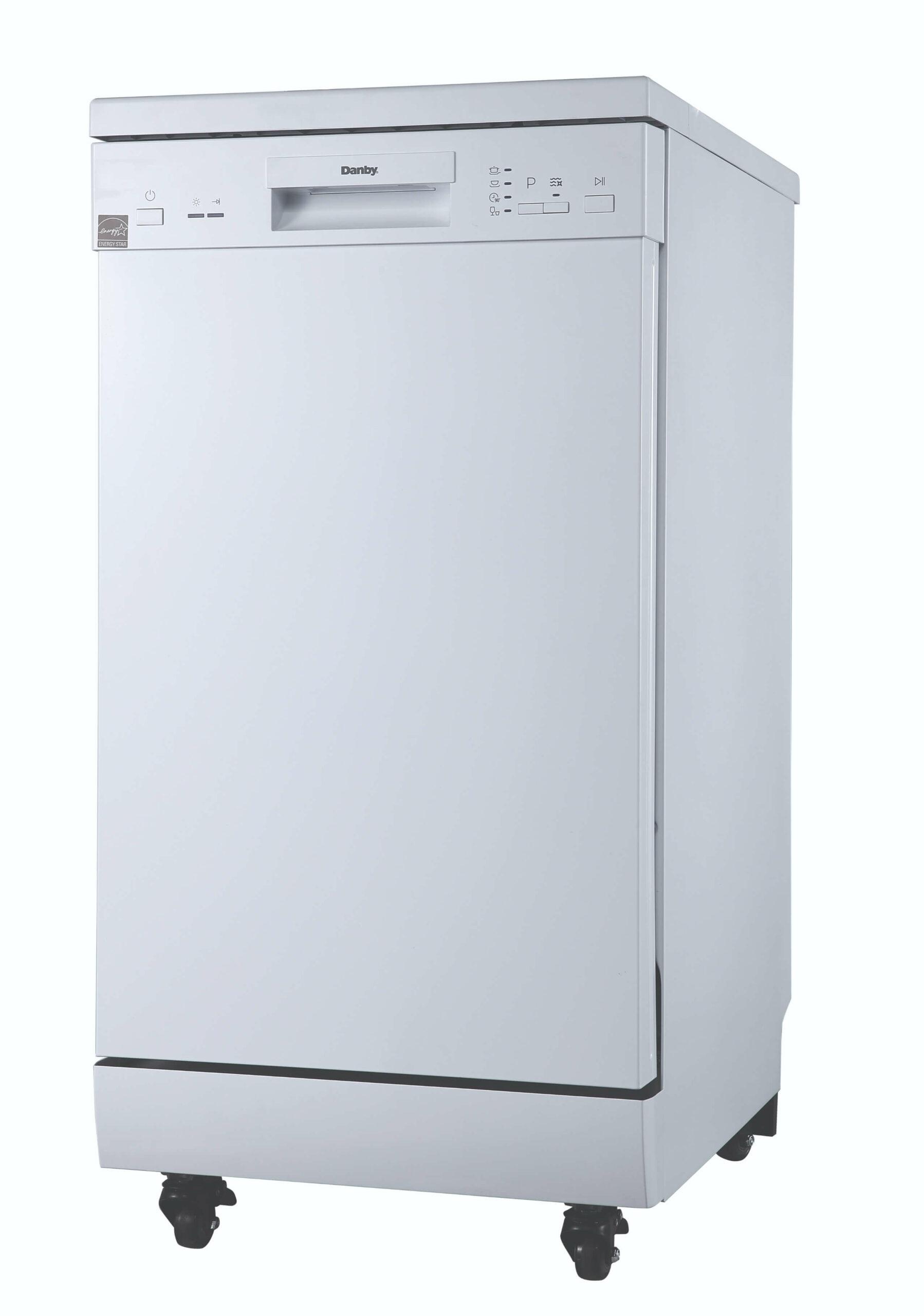 DANBY 18" Portable Dishwasher with 8 place setting capacity DDW1805EWP