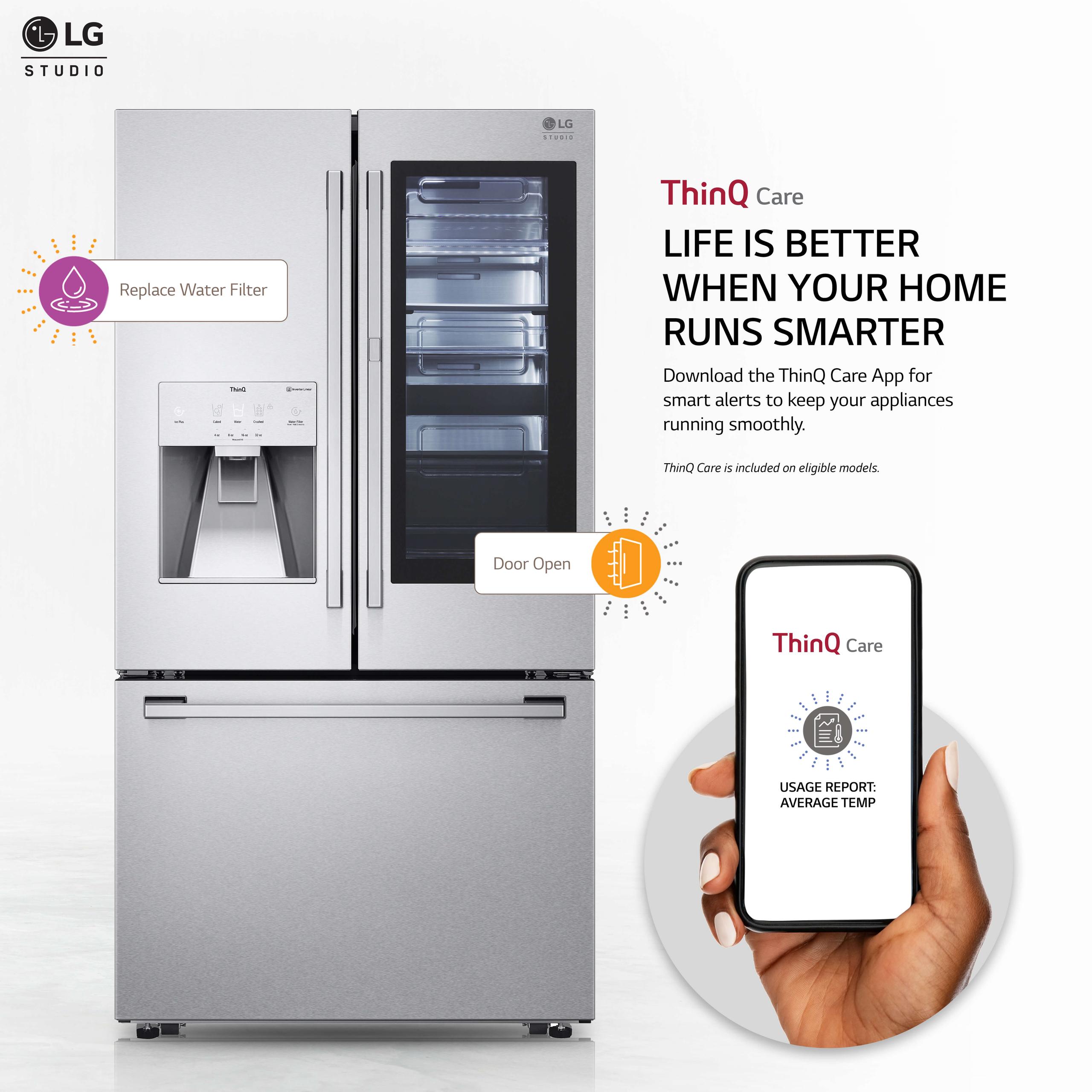 LG STUDIO French Door Refrigerator SRFVC2416S ABC Warehouse