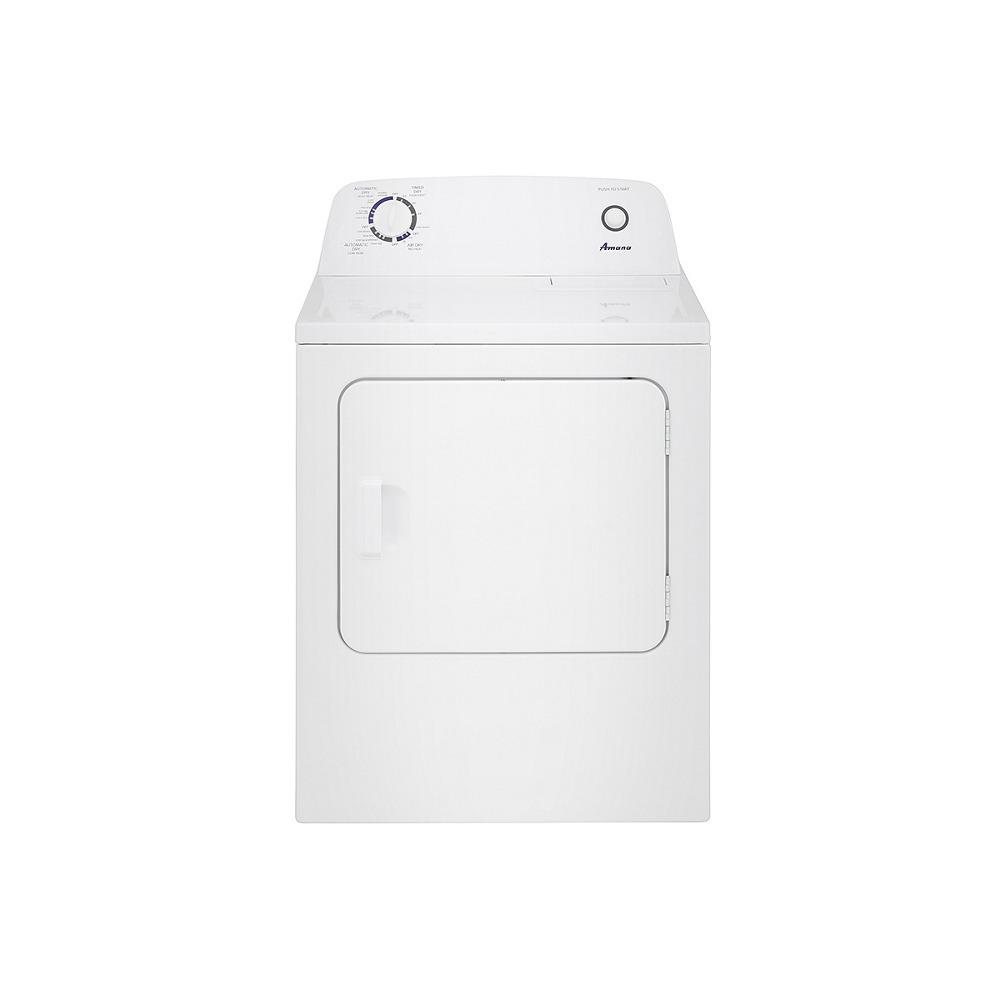 AMANA Electric Dryer with Wrinkle prevent option NED4655EW ABC Warehouse