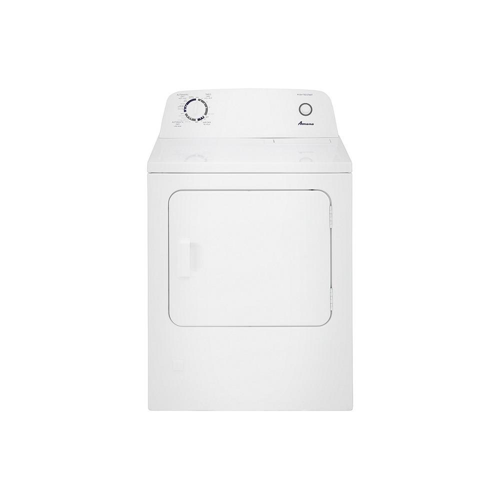 AMANA Gas Dryer with Wrinkle prevent option NGD4655EW ABC Warehouse