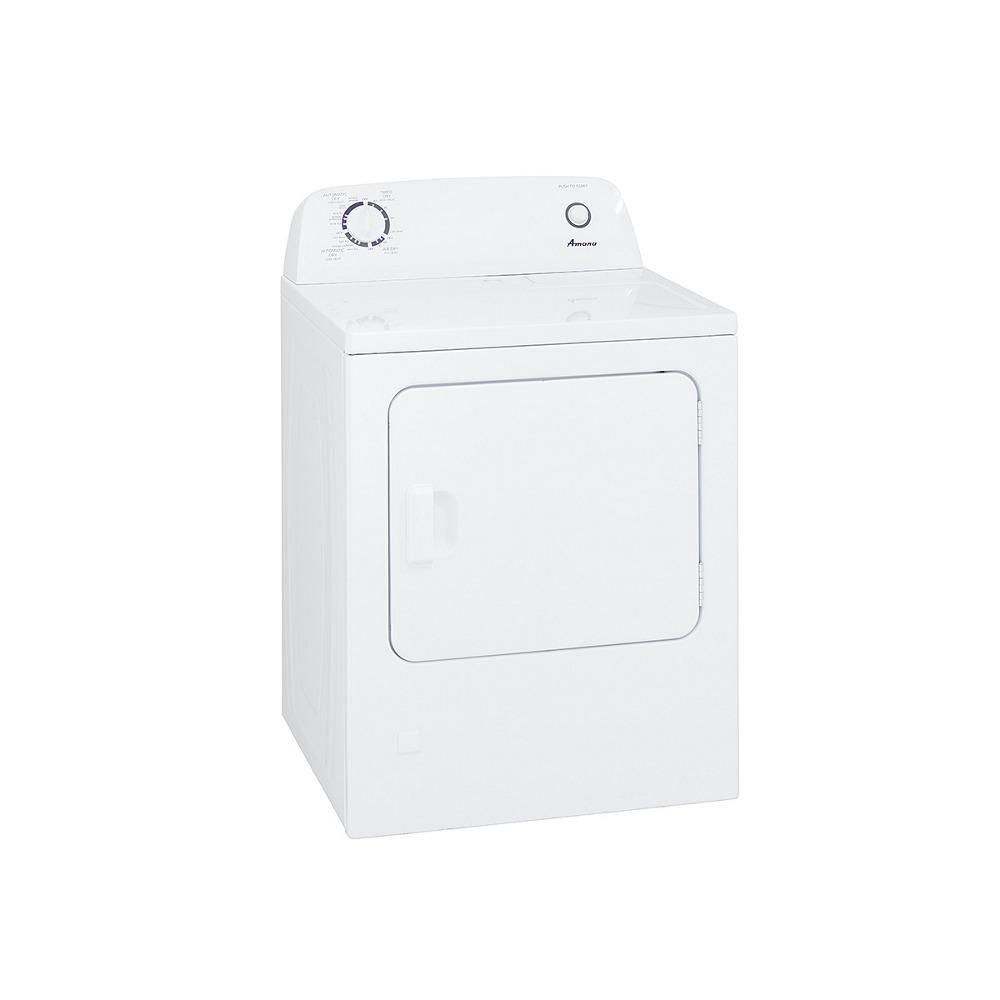 AMANA Gas Dryer with Wrinkle prevent option NGD4655EW ABC Warehouse