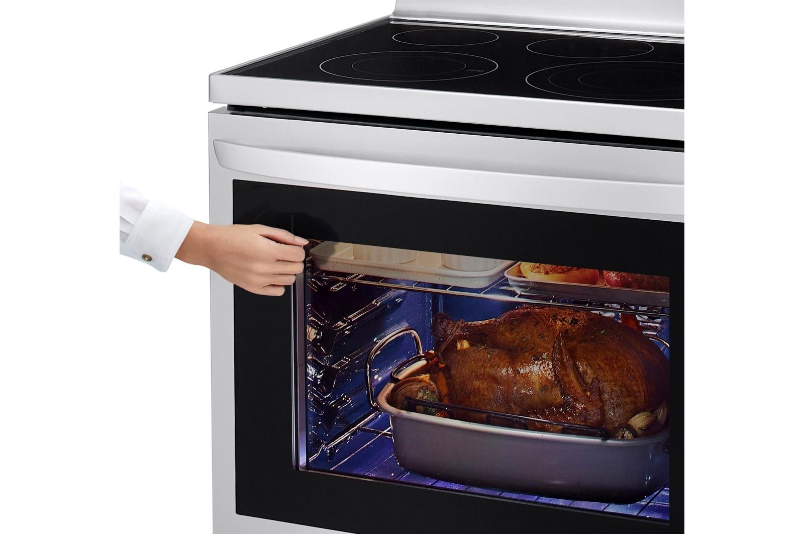 LG Glass Top Electric Range with Airfry technology LREL6325F ABC