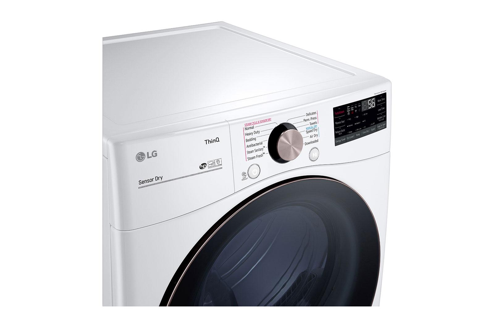 LG Front Load Gas Dryer with 7.4 cu ft capacity DLGX4001W ABC Warehouse