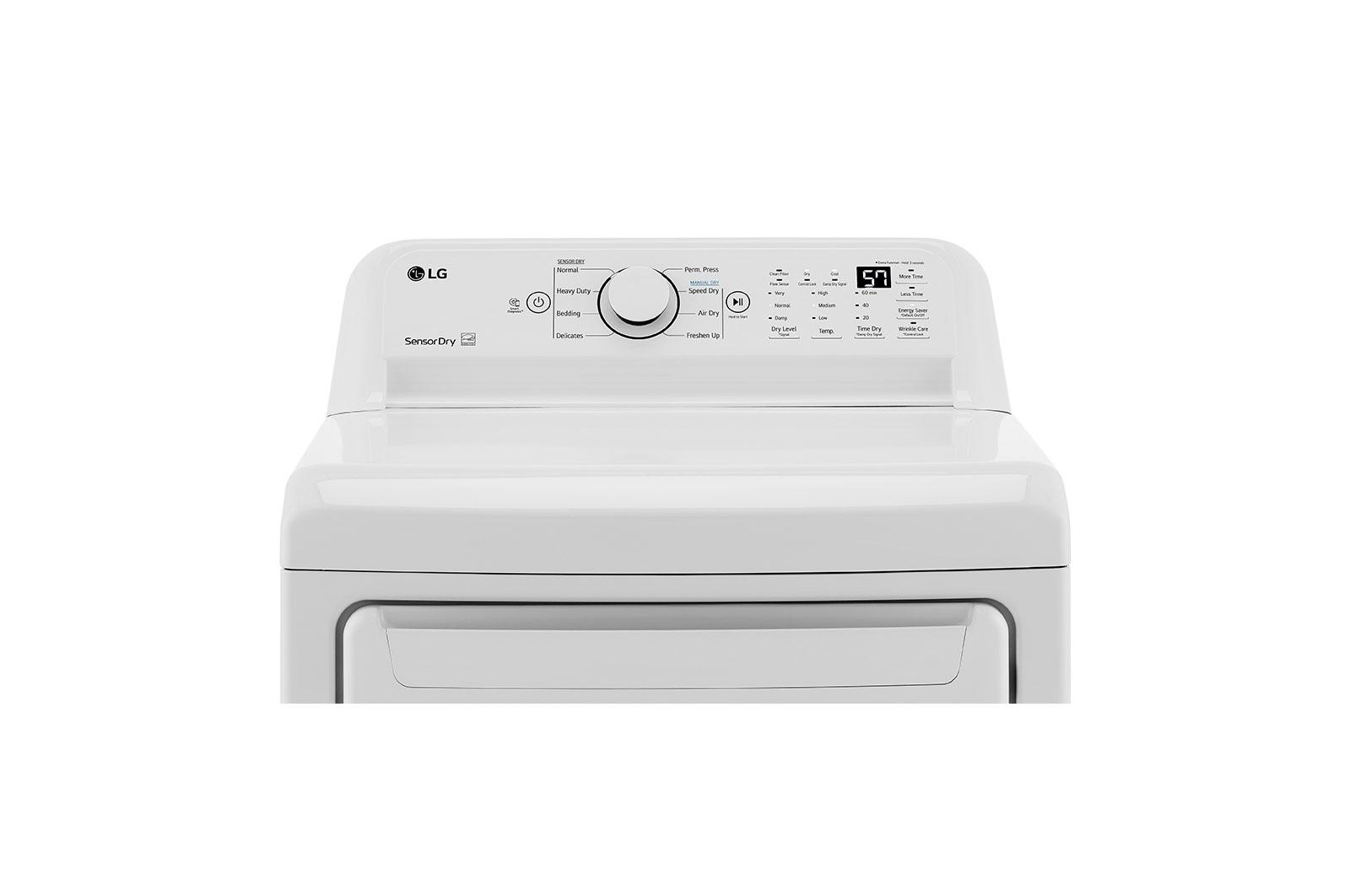 LG Electric Dryer with 7.3 cu ft capacity DLE7000W ABC Warehouse