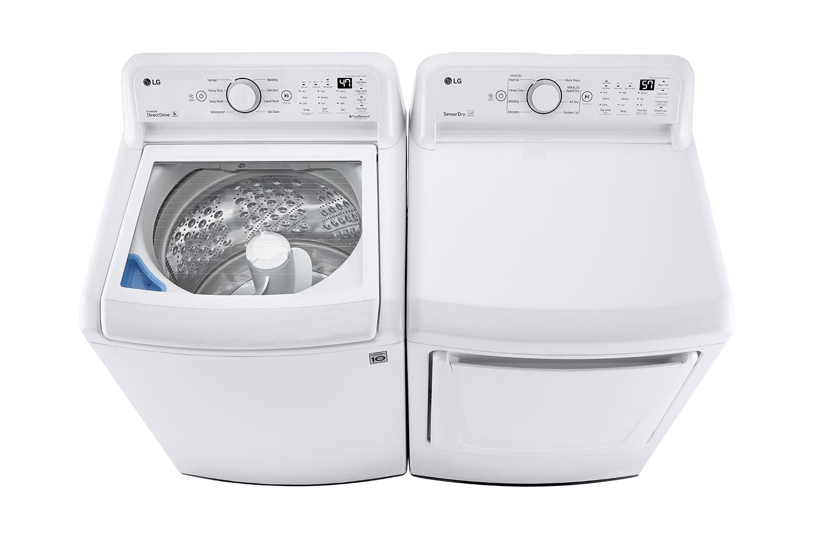 LG Gas Dryer with 7.3 cu ft capacity DLG7001W ABC Warehouse