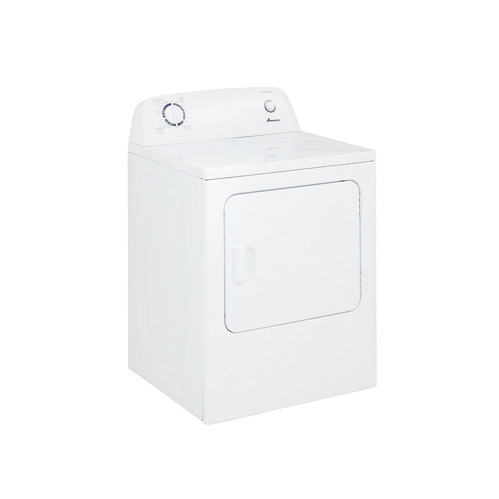 AMANA Gas Dryer with Wrinkle prevent option NGD4655EW ABC Warehouse