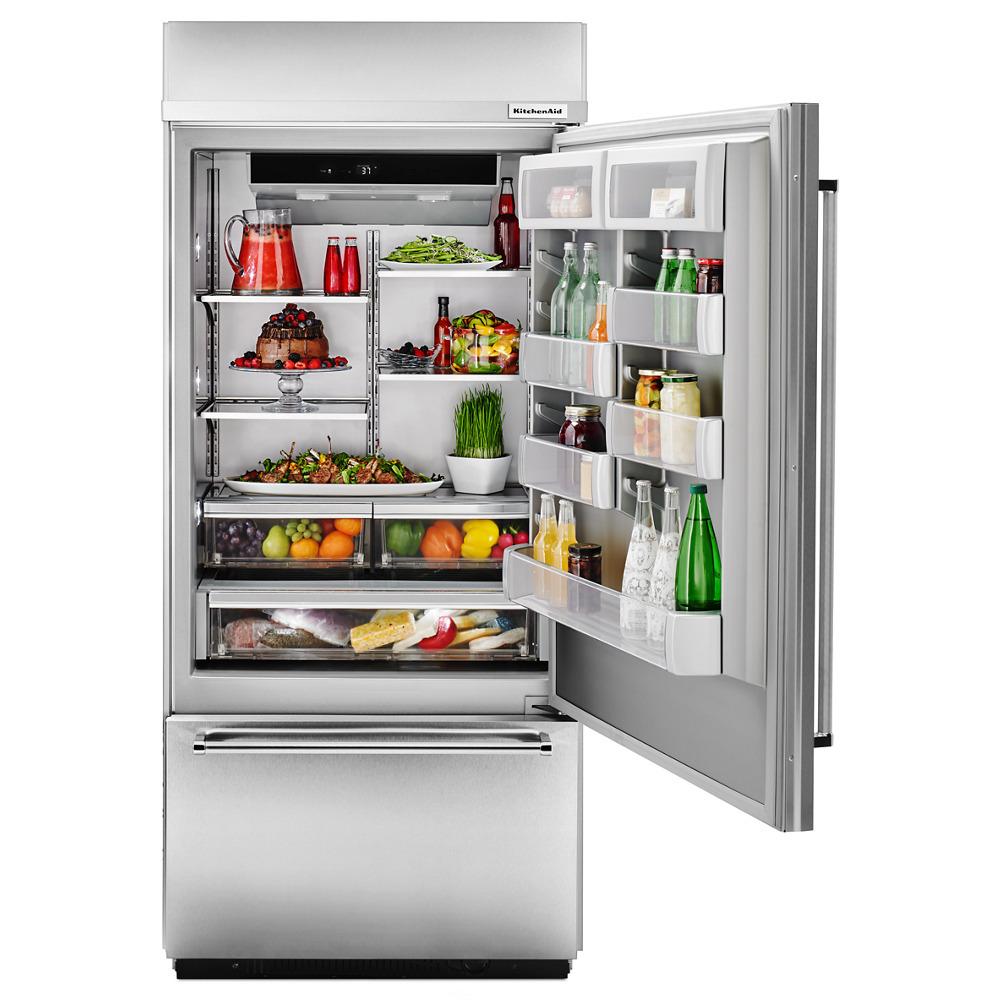 KITCHENAID 36" BuiltIn Refrigerator KBBR306ESS ABC Warehouse