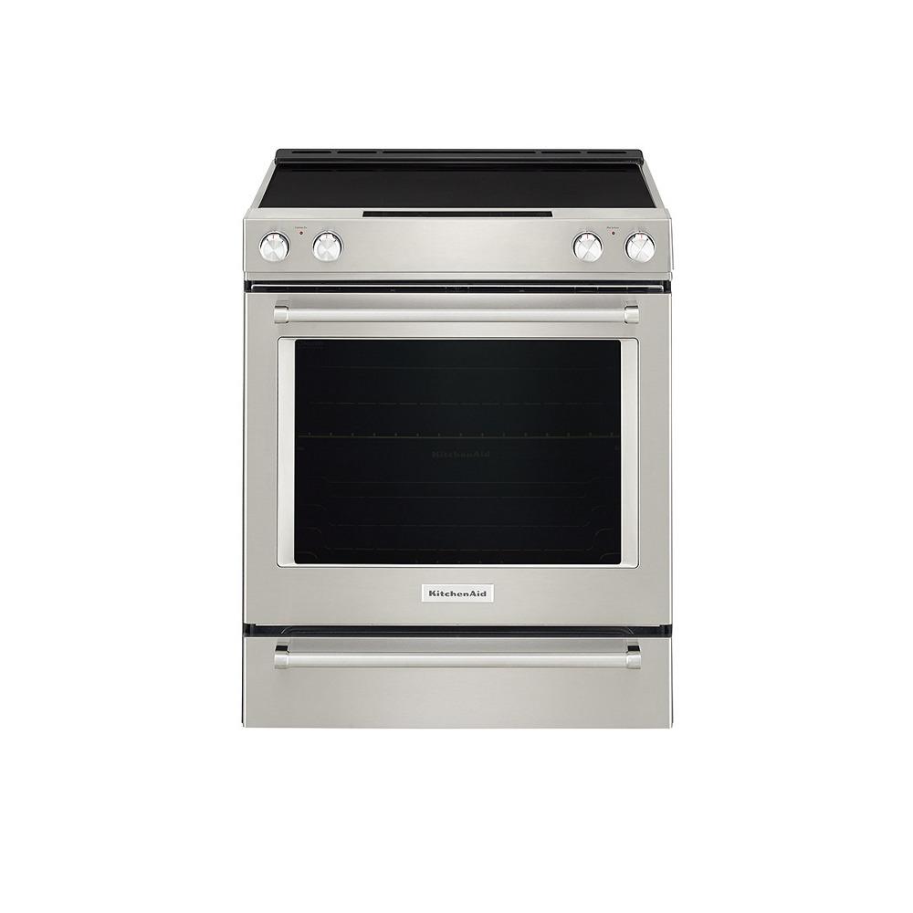 KITCHENAID 30" Electric Slidein Range with Evenheat true convection