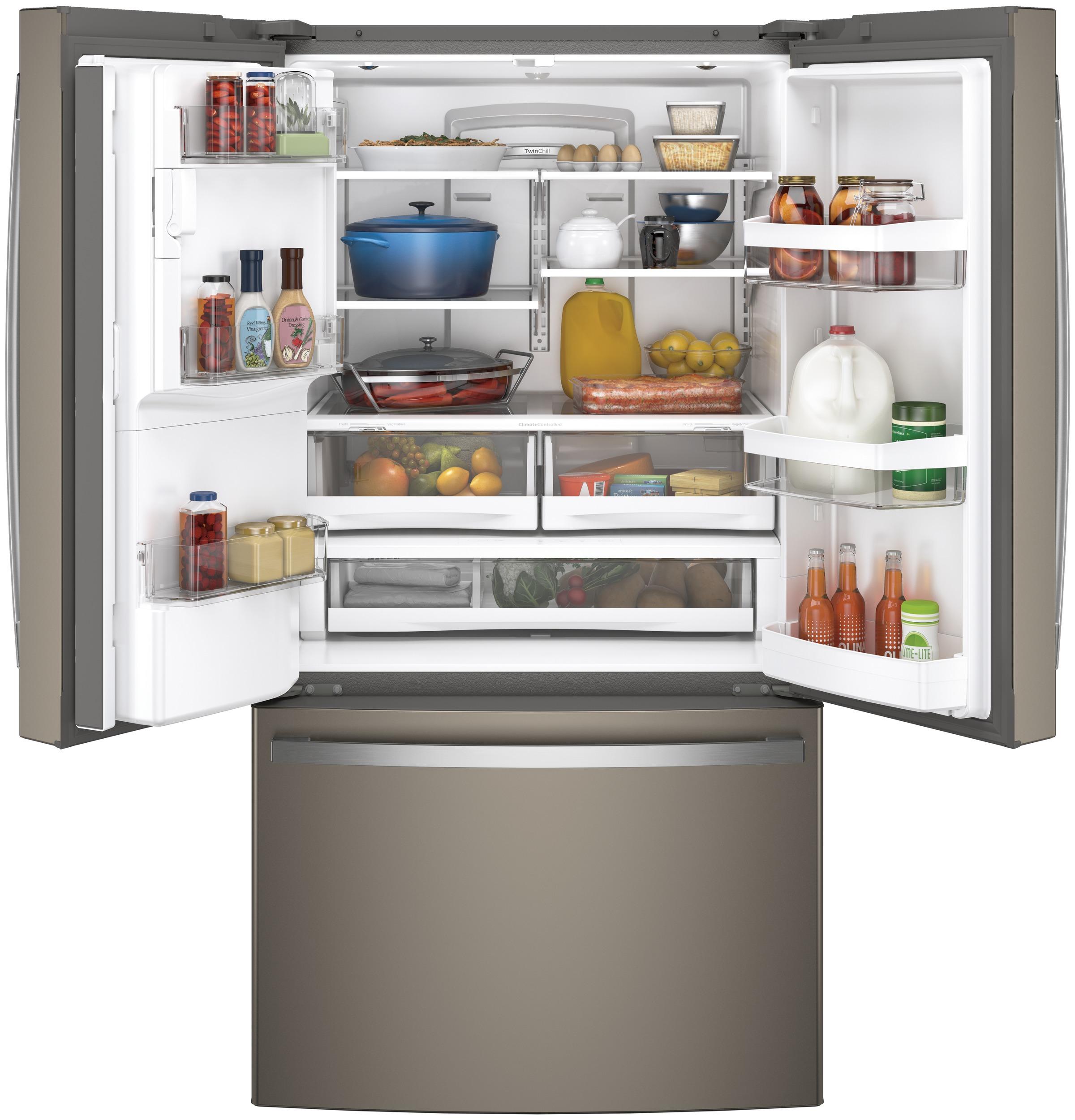 GENERAL ELECTRIC French Door Refrigerator with Showcase LED lighting