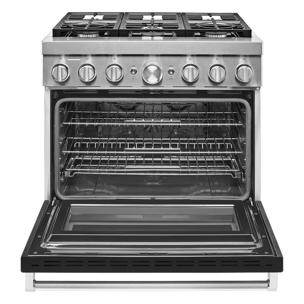 KITCHENAID 36" Dual Fuel Range KFDC506JBK ABC Warehouse