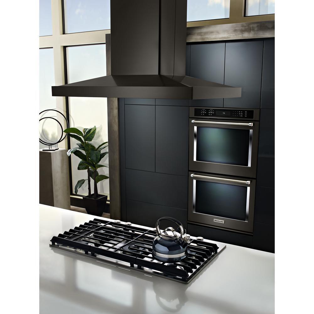 KITCHENAID 30" Gas Cooktop with Cookshield finish KCGS950ESS ABC