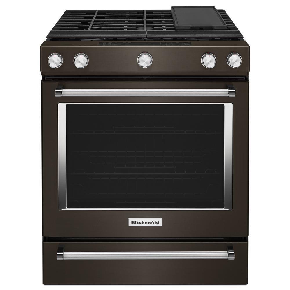 KITCHENAID Slidein Range KSGG700EBS ABC Warehouse