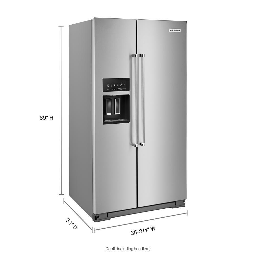 KITCHENAID Side By Side Refrigerator KRSF705HPS ABC Warehouse