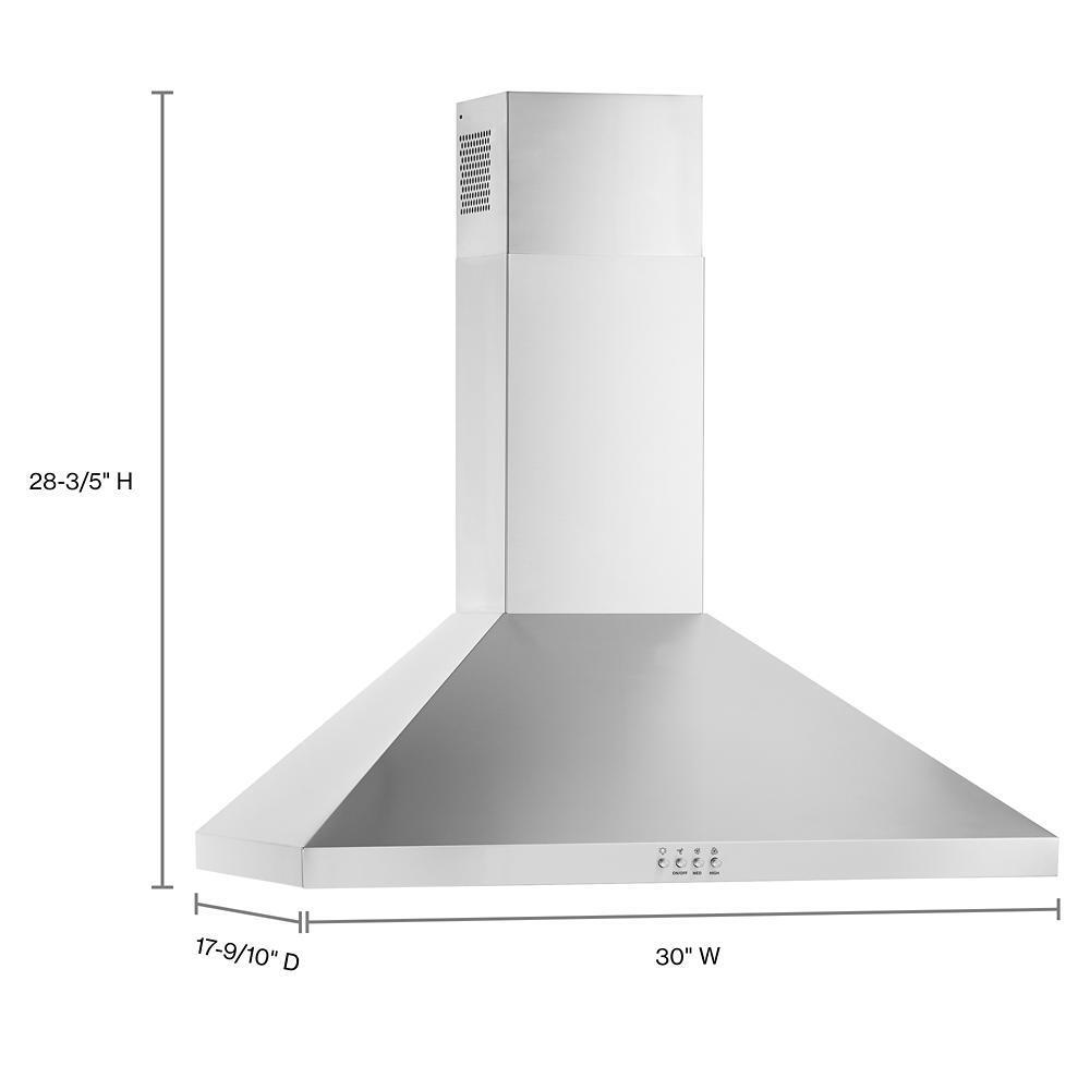 WHIRLPOOL 30" Range Hood WVW53UC0LS ABC Warehouse
