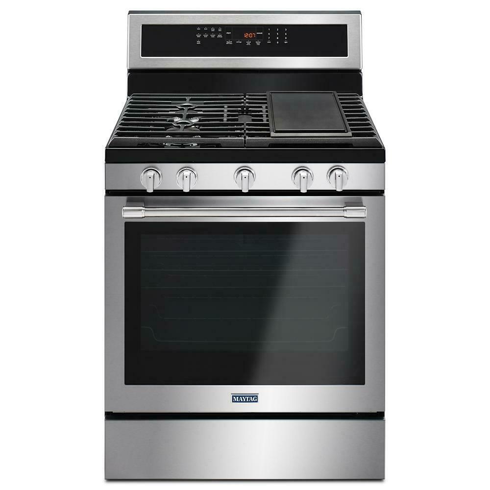 MAYTAG Gas Range with True convection w/3rd elem MGR8800FZ ABC Warehouse
