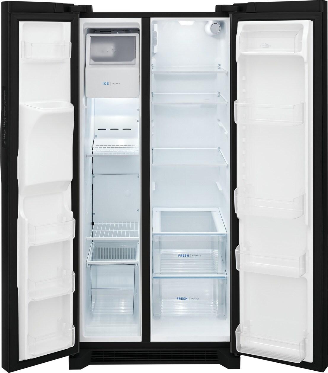 FRIGIDAIRE Side By Side Refrigerator with LED lighting FRSS2323AB ABC Warehouse