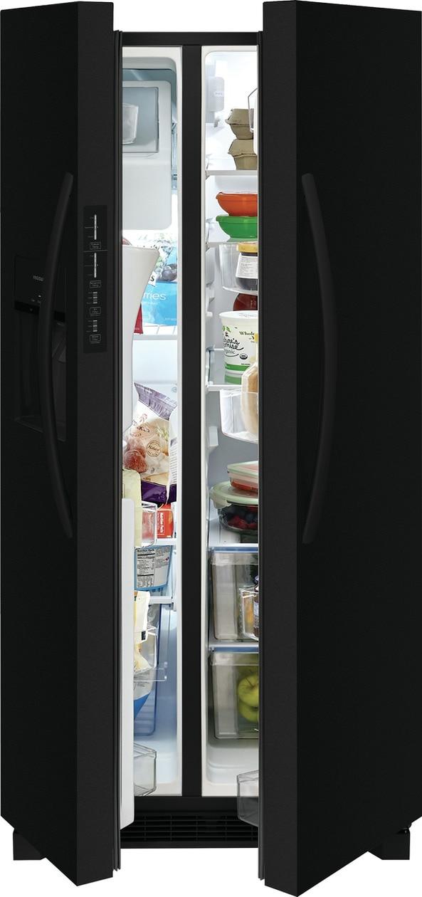 FRIGIDAIRE Side By Side Refrigerator with LED lighting FRSS2323AB ABC Warehouse