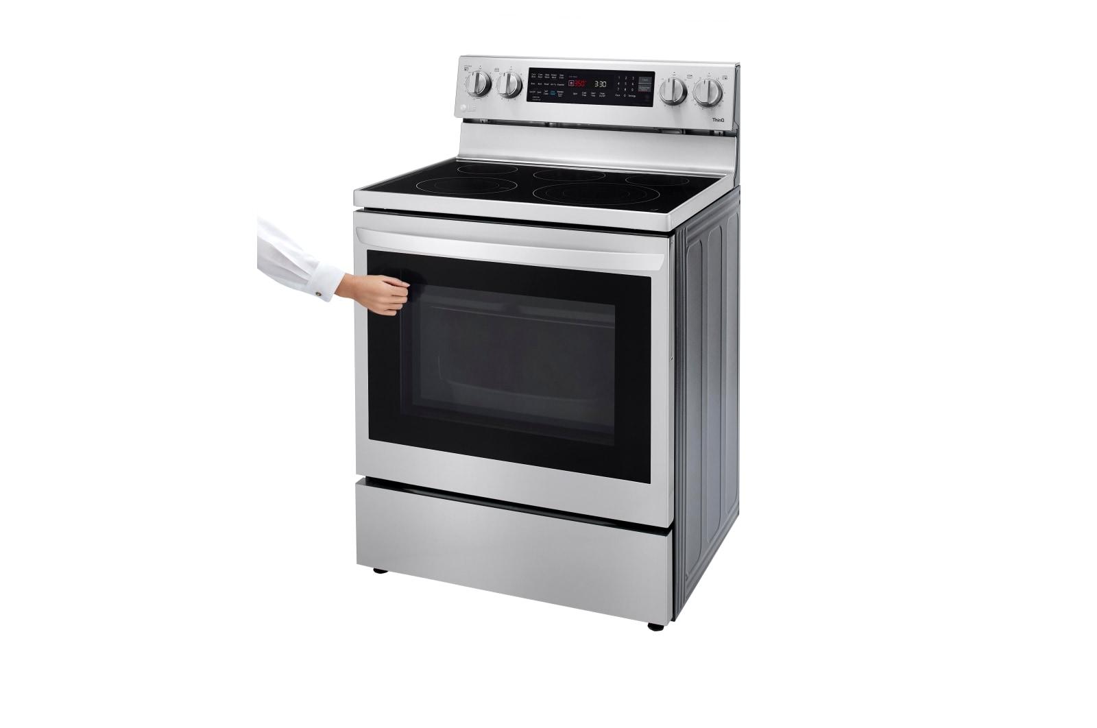 LG Glass Top Electric Range with Airfry technology LREL6325F ABC
