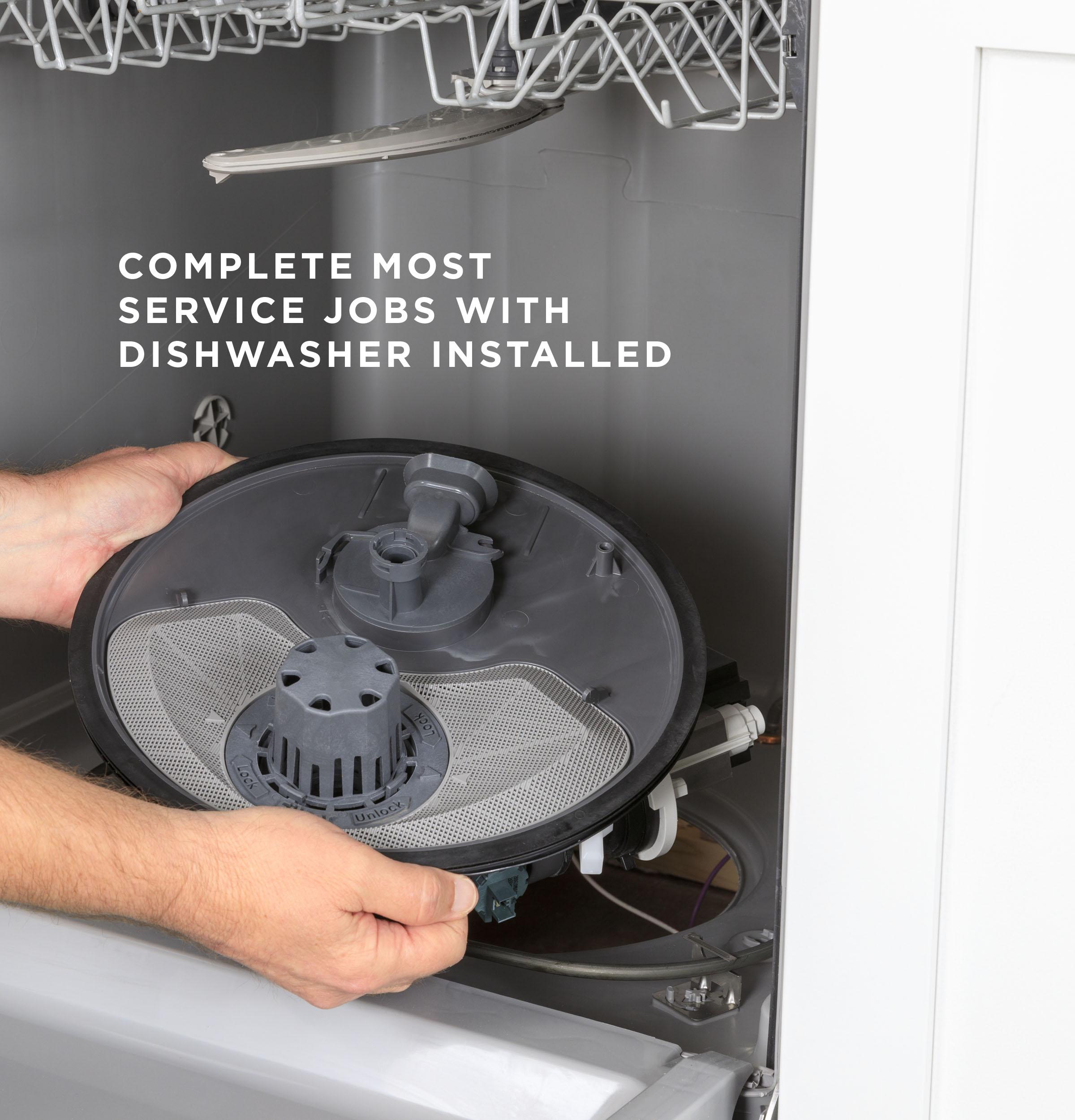 GENERAL ELECTRIC Built In Dishwasher with Steam sanitize wash