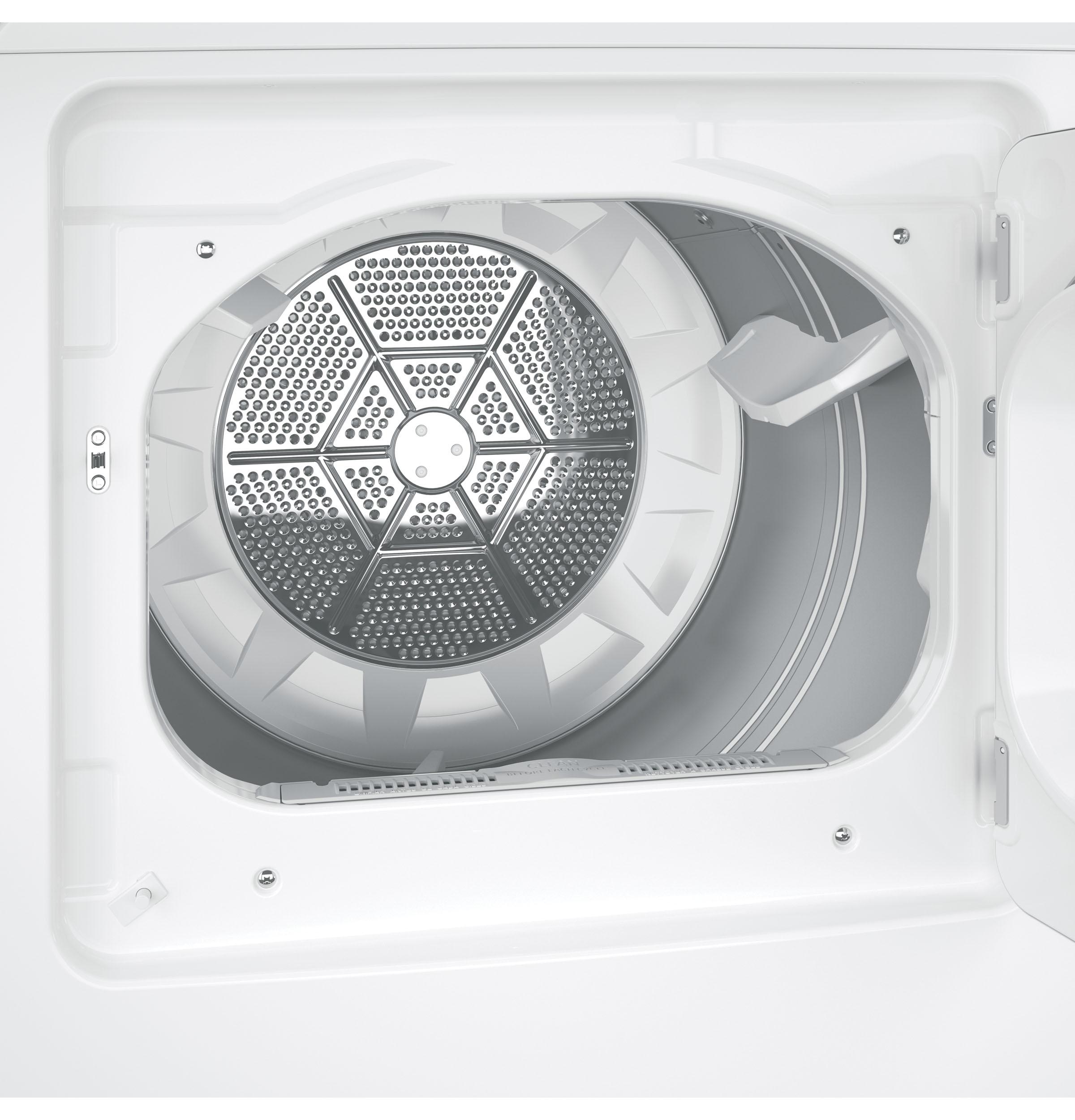 GENERAL ELECTRIC Electric Dryer with Autodry control GTD33EASKWW ABC