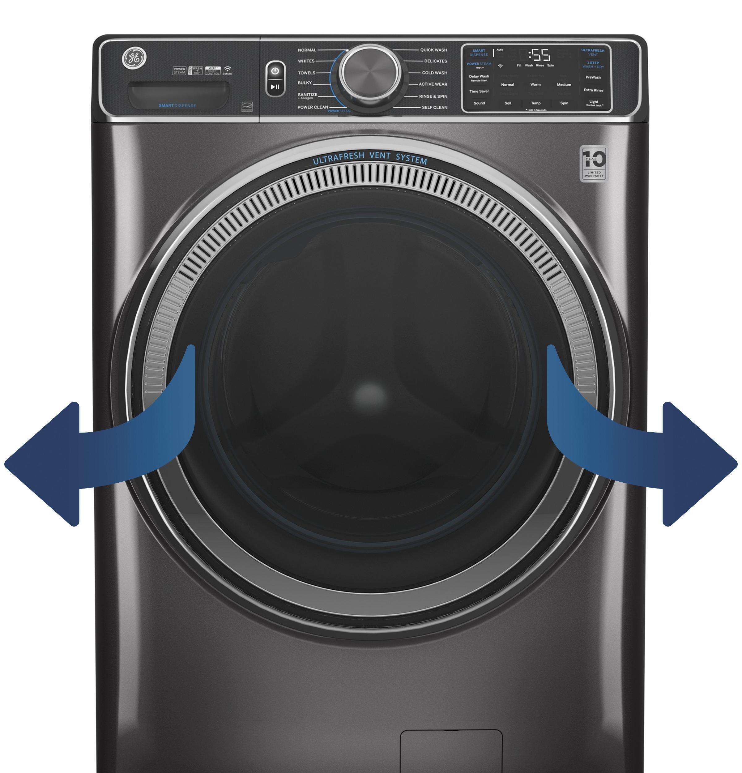 GENERAL ELECTRIC Front Load Washer with Ultrafrsh vent system