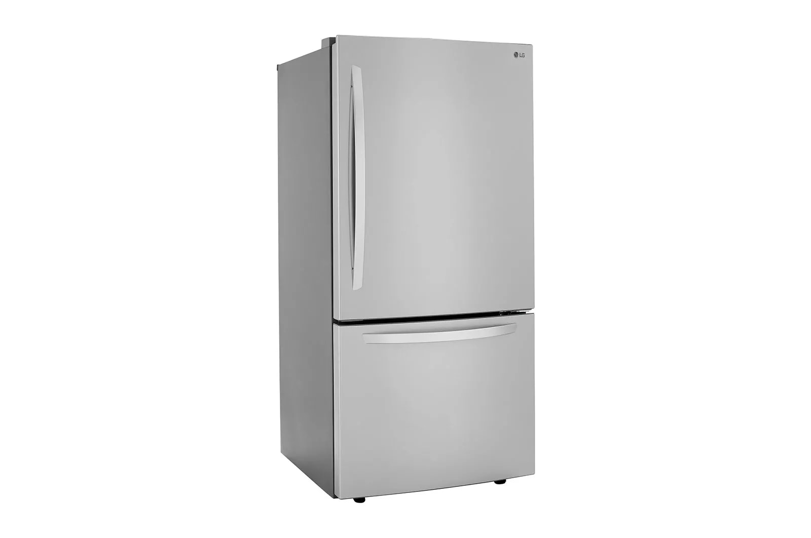 LG Bottom Freezer Refrigerator with Recessed LED lighting LRDCS2603S