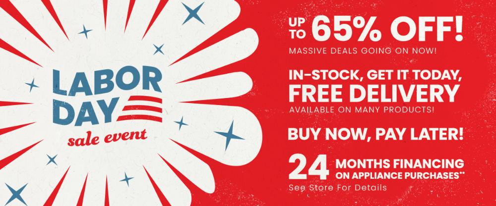 INCREDIBLE SAVINGS During the Labor Day Sale at ABC Warehouse!