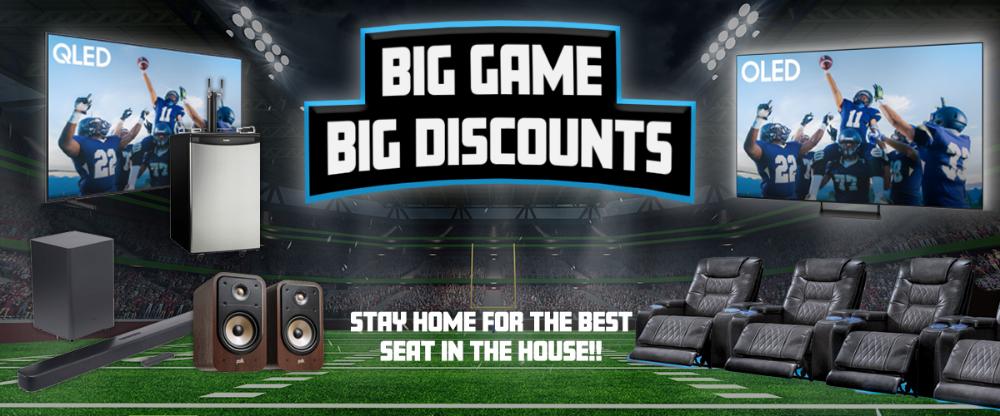 Big Game, Big Discounts Sale!
