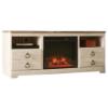 Picture of ASHLEY W267-68-TV-STAND-&-FIREPLACE