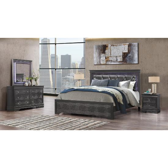 Picture of GLOBAL POMPEI-GREY-6PC-KING-PACKAGE