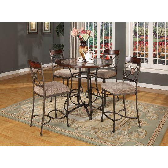 Picture of LIFESTYLE ENTERPRISE CHAPS-5PC-PUB-SET-DINING-PKG
