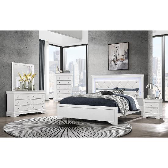 Picture of GLOBAL POMPEI-WHITE-6PC-QUEEN-PACKAGE