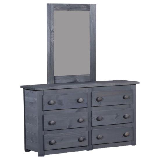 Picture of PINE CRAFTER FURNITURE WAL-4956-SIX-DRAWER-DRESSER