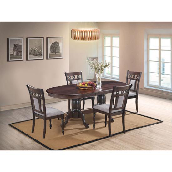 Picture of COSMOS FURNITURE INC LAKEWOOD-5PC-DINING-PACKAGE