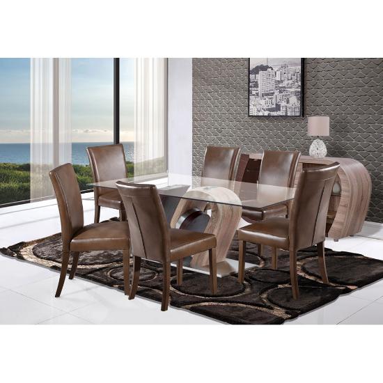 Picture of GLOBAL STEPHANIE-7PC-DINING-ROOM-PKG