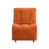 Picture of GLOBAL U6066-RUST-ARMLESS-GLIDR-CHAIR
